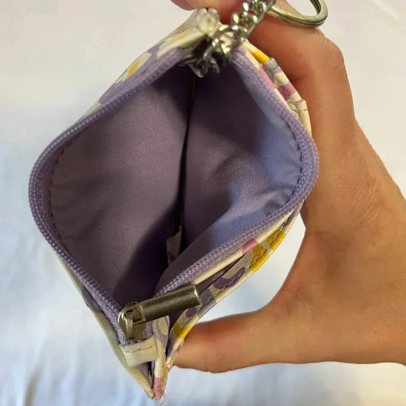 Ivory Ella | White, Purple, Yellow, Pink Cheetah Print Slim Wallet - Picture 5 of 5